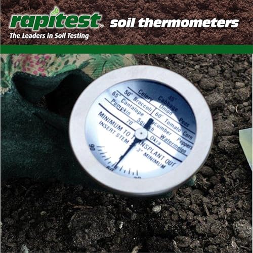 Luster Leaf 1630 Rapitest Dial Soil Thermometer, Stainless Steel, Pack of 1 - Image 4