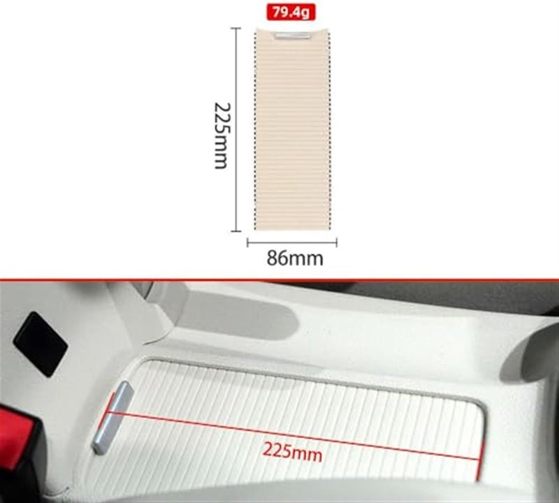 QASULER Center Console Roller Blind for Golf 6 (2009-2014) - Image 3