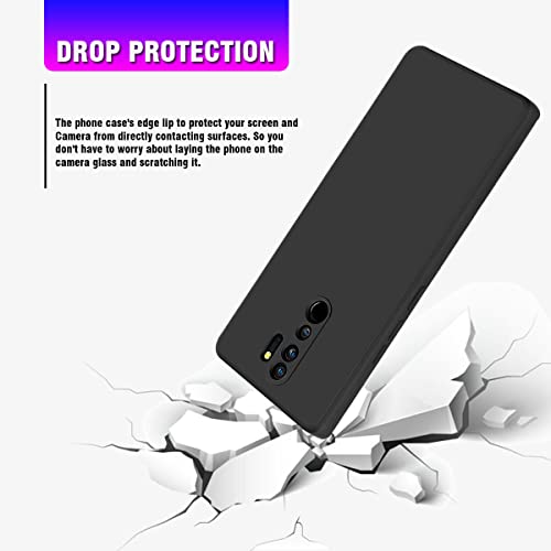 LIRAMARK Silicone Soft Back Cover Case for Redmi Note 8 Pro (Black) - Image 3