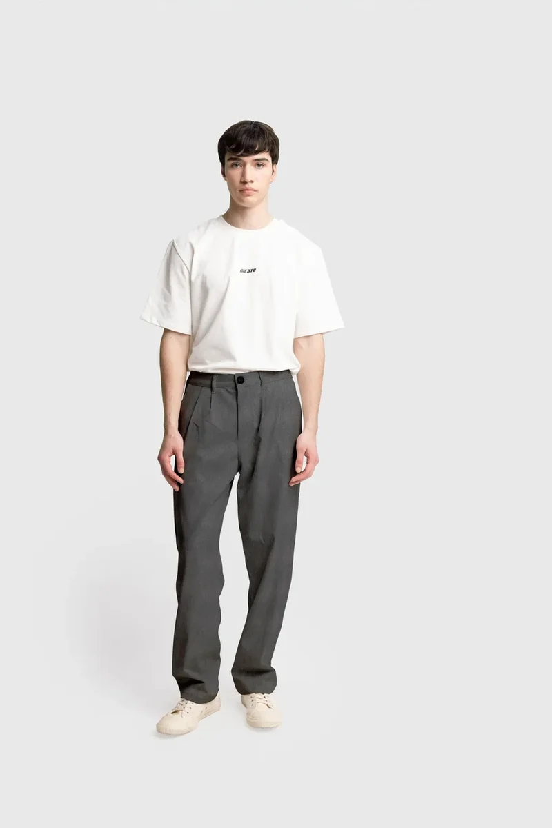 Giesto GIESTO Pleated Straight Leg Pants