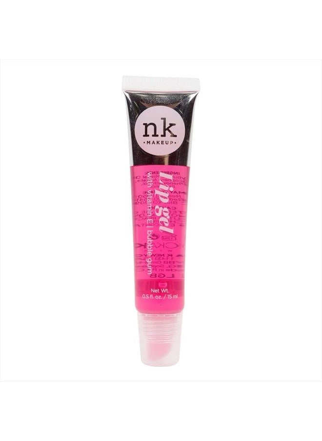 Nicka K New York - VARIETY SET OF 5 NK Hydrating Lip Gel - Vitamin E (Clear, Rosehip Oil, Bubble Gum, Cherry, Strawberry) - Image 1