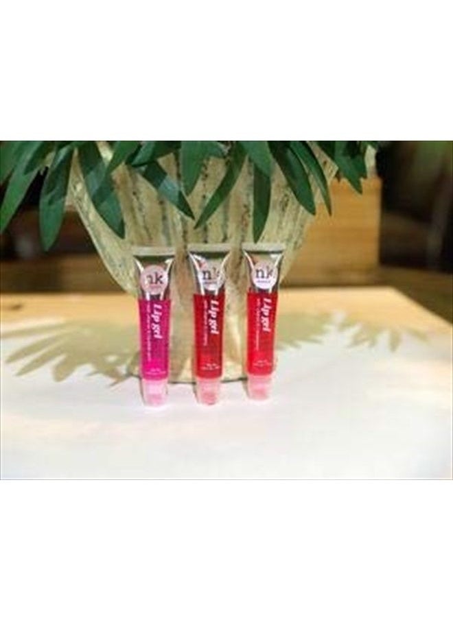 Nicka K New York - VARIETY SET OF 5 NK Hydrating Lip Gel - Vitamin E (Clear, Rosehip Oil, Bubble Gum, Cherry, Strawberry) - Image 1