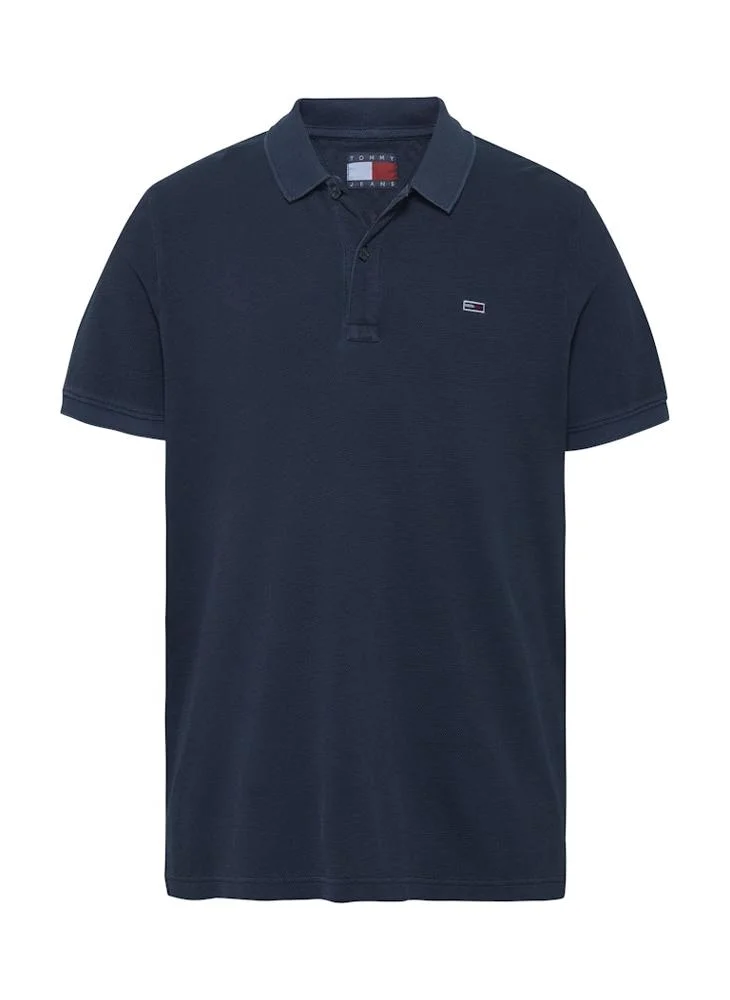 تومي جينز Graphic Logo   Polo Shirt