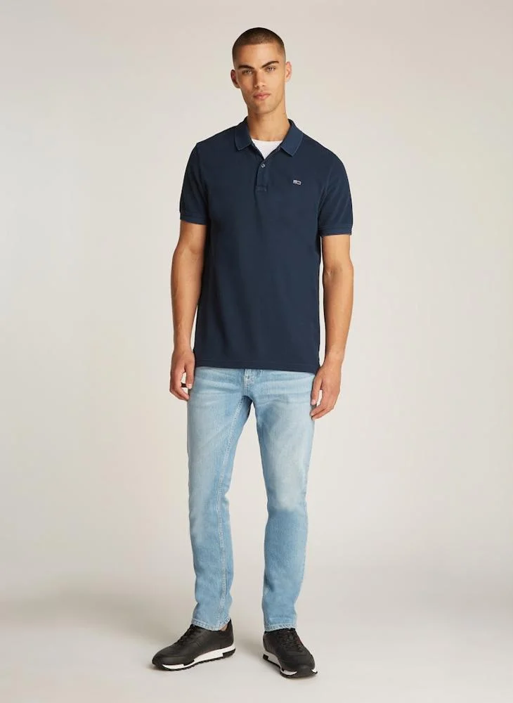 تومي جينز Graphic Logo   Polo Shirt