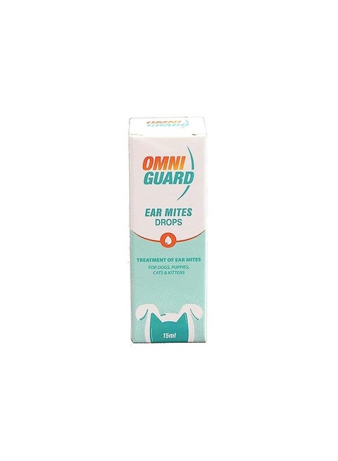 Ear Mite Drops for Dogs and Cats, 15 ml