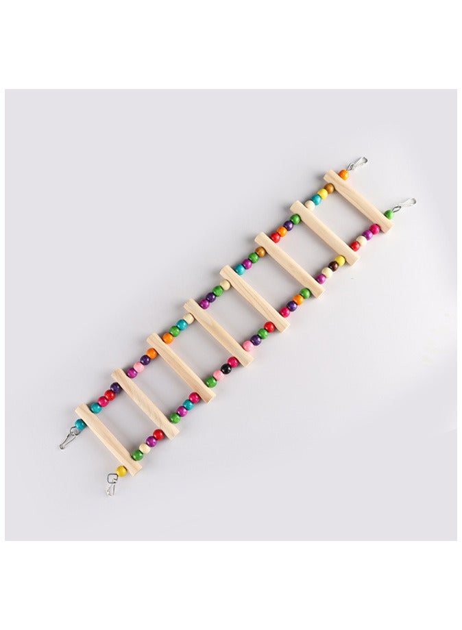 8-Step Bird Ladder Bridge，Parrot Bird Climbing Ladder - Image 2