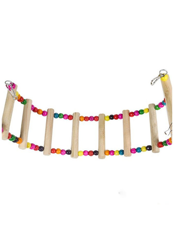 8-Step Bird Ladder Bridge，Parrot Bird Climbing Ladder - Image 3