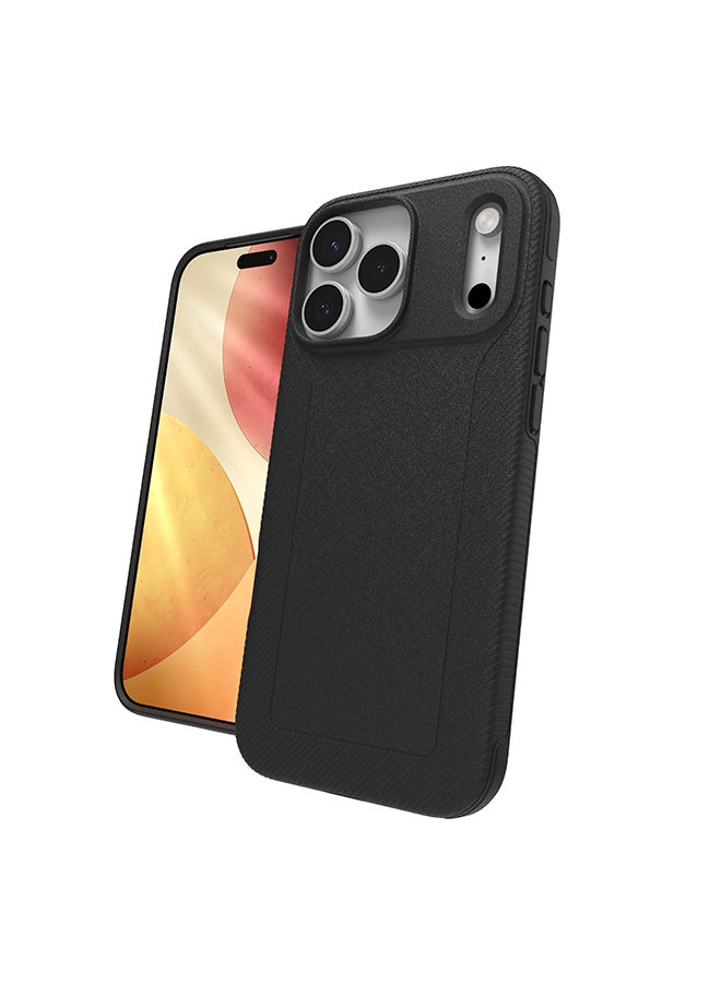 ZAGG iPhone 17 Pro Max Case – Luxe Snap MagSafe Compatible Slim Protective Cover with Graphene Strength & 10 ft Drop Protection – Black - Image 1