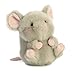 Aurora Playful Rolly Pet Frisk Mouse Stuffed Animal Compact Size for OntheGo Fun for Adults Kids Birthdays and Anniversaries Gray 5 Inches - Image 3