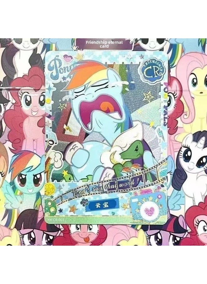 null - Polaroid Card Four Bullets SC One Or Two Packs Of Interesting Single Selling Single Card Bullet Card Single Card Cr Full Set Of Small Horse Hui Moon Shadow Black Back-Color:One Bomb Black Back Cr [cr-003 Rainbow Dash] - Image 1