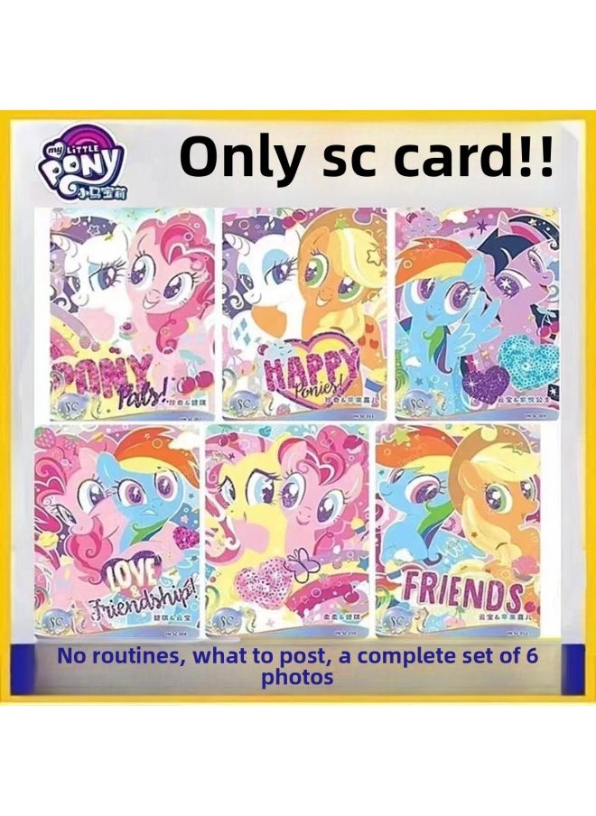 null - Polaroid Card Four Bullets SC One Or Two Packs Of Interesting Single Selling Single Card Bullet Card Single Card Cr Full Set Of Small Horse Hui Moon Shadow Black Back-Color:One Bomb Black Back Cr [cr-003 Rainbow Dash] - Image 1