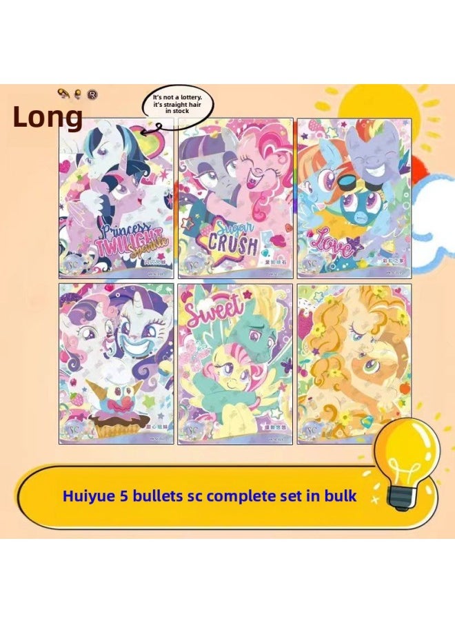 null - Polaroid Card Four Bullets SC One Or Two Packs Of Interesting Single Selling Single Card Bullet Card Single Card Cr Full Set Of Small Horse Hui Moon Shadow Black Back-Color:One Bomb Black Back Cr [cr-003 Rainbow Dash] - Image 1