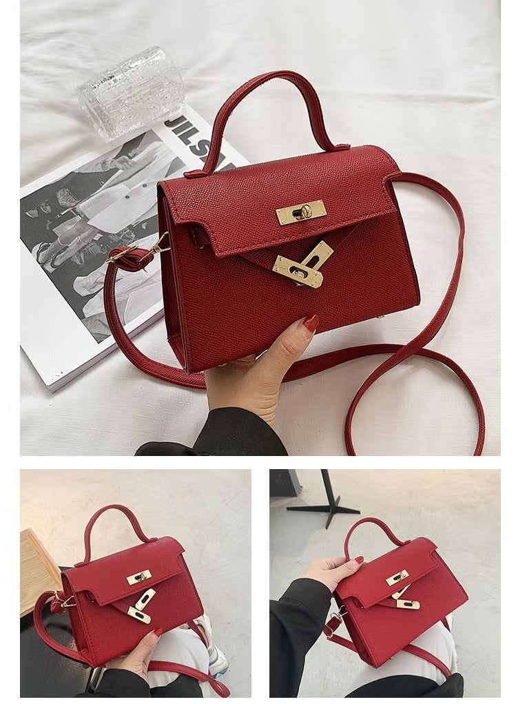 Women's PU Leather Satchel Handbag Crossbody Handbag Shoulder Bag for Women - Image 5