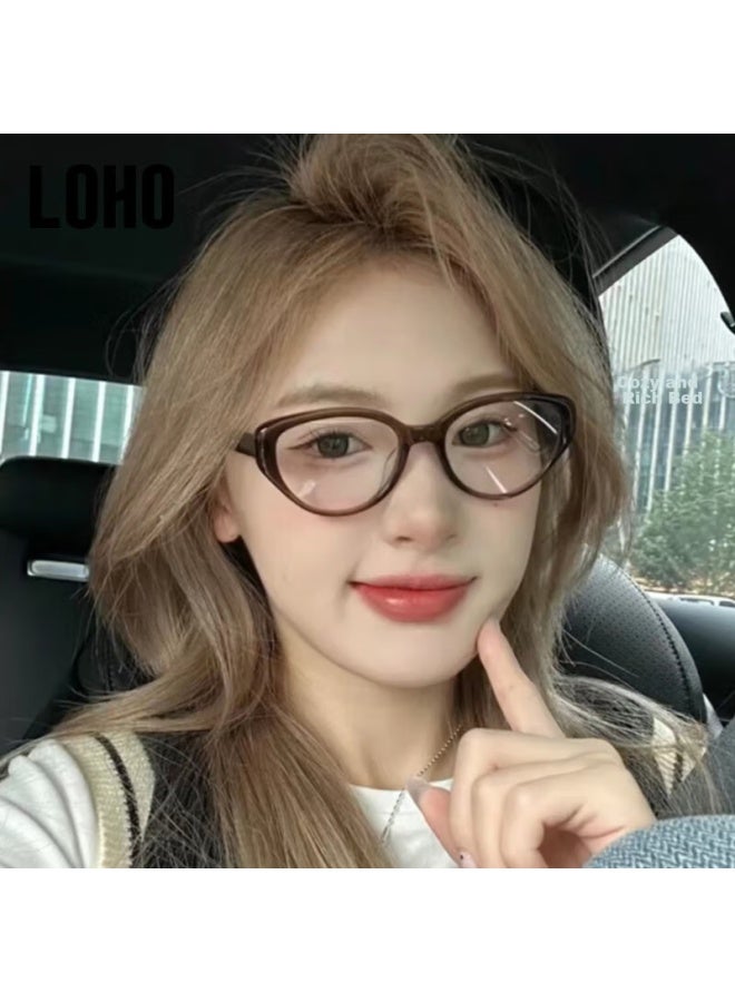 Loho Blue Light Blocking Gl For Women, Cat Eye Black Frame, Prescription Available, Slimming Frame, Small Frame For Men New Yx8045 Black - Image 4