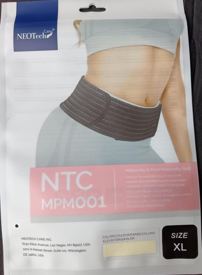 NeoTech Care 3-in-1 Maternity Pregnancy Support, Postpartum Belly Wrap & Pelvis Belt/Brace/Band (Beige, X-Large Size) - Image 5