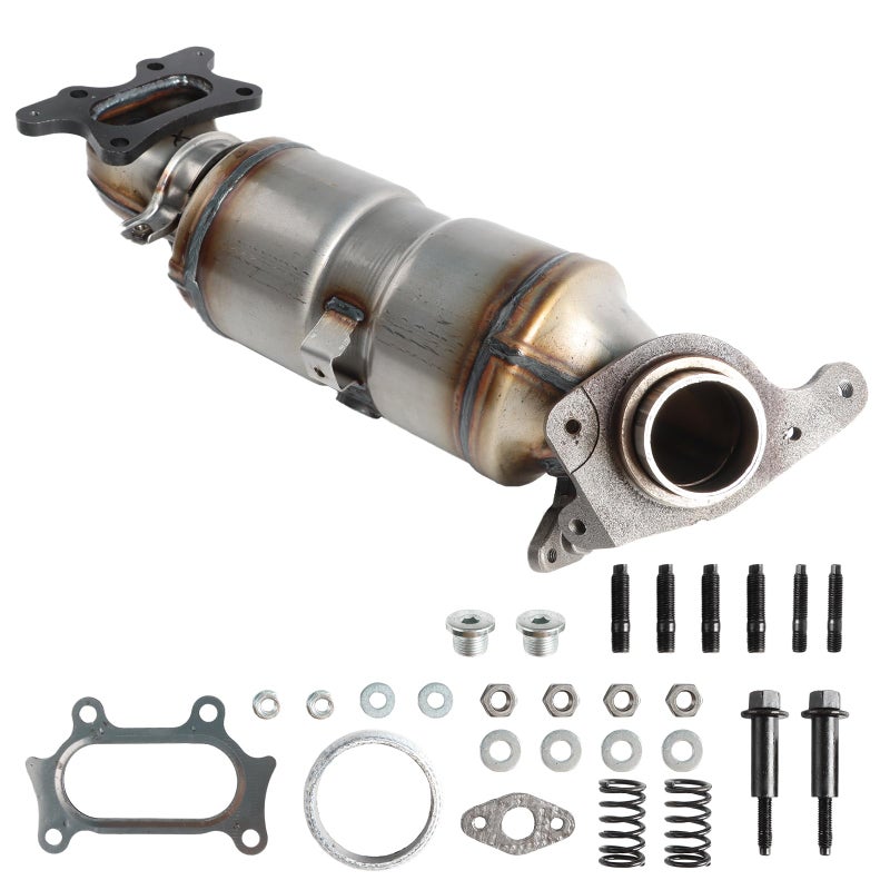 LELEHOKA 16641 Front Catalytic Converter Kit DirectFit Compatible with Honda Civic 2006 2007 2008 2009 2010 2011 L4 18L 674986 EPA Compliant - Image 2