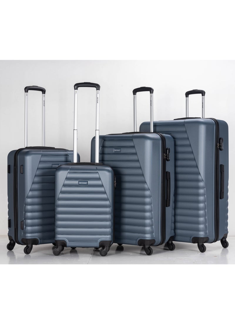 VIPTOUR Set of 4 ABS Trolley Luggage With Number Lock 20,24,28,32 Inches - Image 1