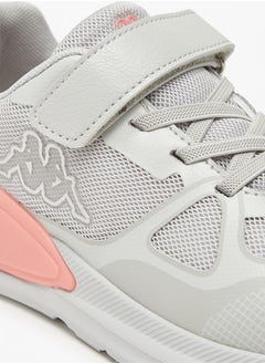 Kappa Girls' Panelled Sports Shoes with Hook and Loop Closure  - Image 5