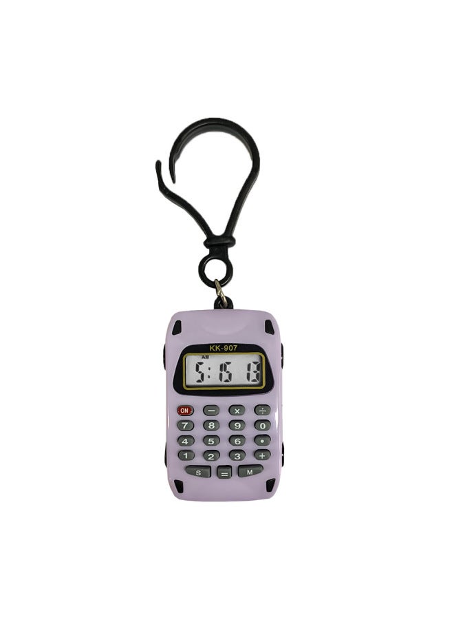 Mini Portable Keychain Portable Cute Student Computer Small Handheld 8-digit Calculator