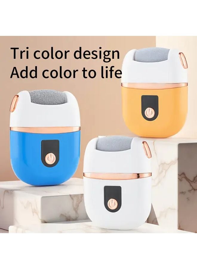 Blue Electric Foot File With 2 Grinding Heads LCD Display USB Rechargeable - Image 4