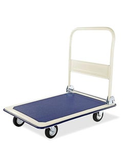 Iron cargo loading trolley with wheels, load capacity 300 kg