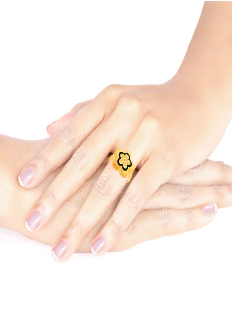 Malabar Gold and Diamonds - 22 Carat (916) Purity Yellow Gold Ring RG9961196_Y_15 For Women - Image 1