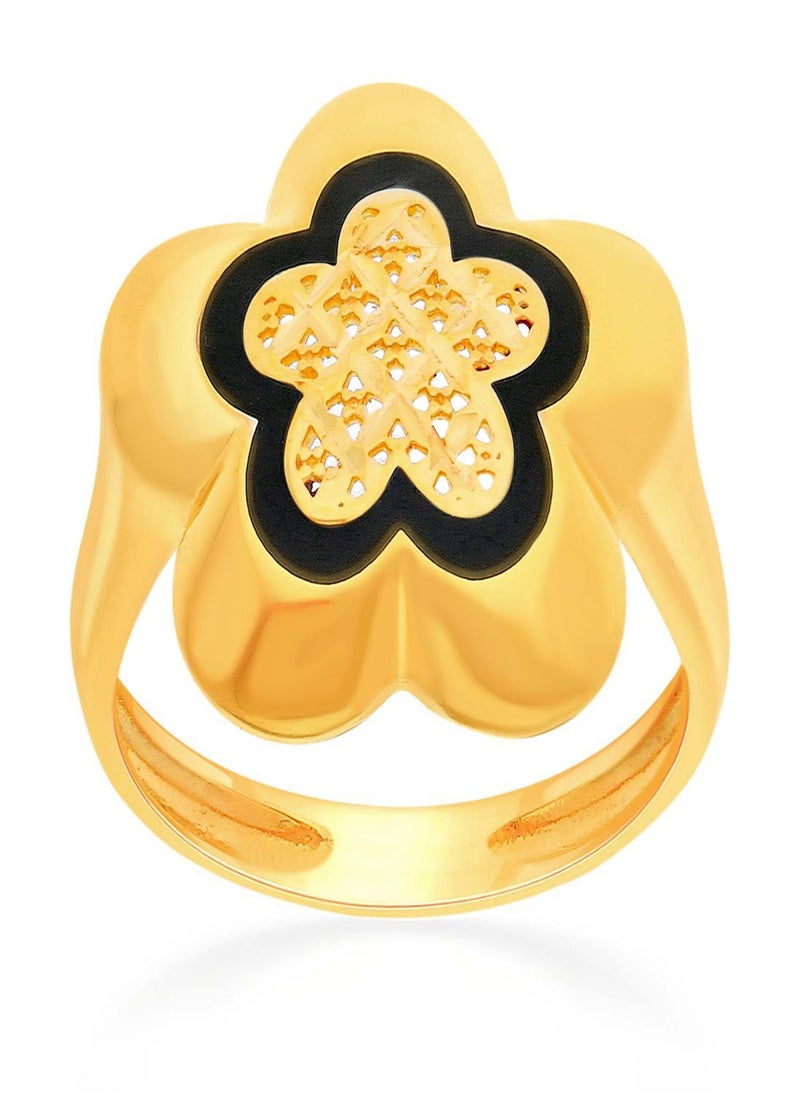 Malabar Gold and Diamonds - 22 Carat (916) Purity Yellow Gold Ring RG9961196_Y_15 For Women - Image 1