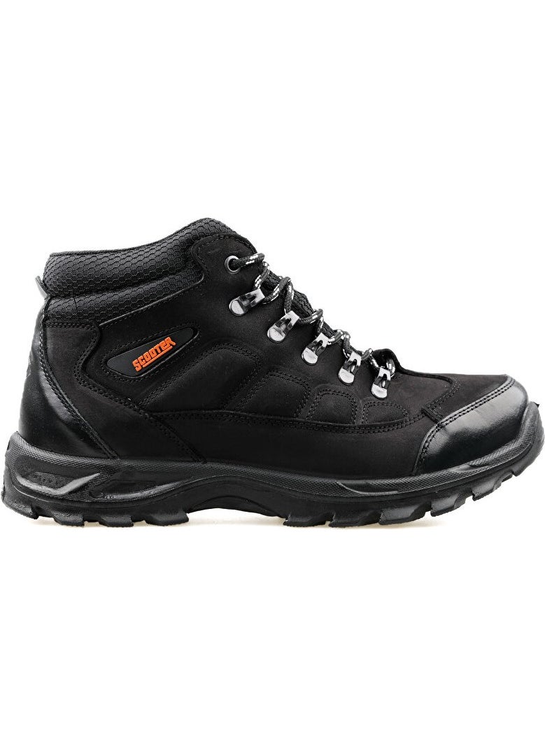 Scooter  Scooter Nubuck Black M5538NS Men's Outdoor Boots Black  - Image 1