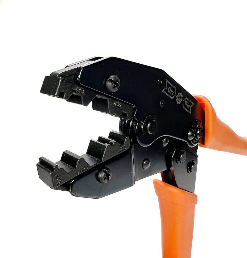 GIZWIZ RF Coax Ratcheting Crimp Tool Lite For RG8 RG11 RG58 RG62 RG213 GL3D2 - Image 2