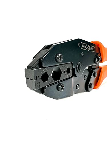 GIZWIZ RF Coax Ratcheting Crimp Tool Lite For RG8 RG11 RG58 RG62 RG213 GL3D2 - Image 3