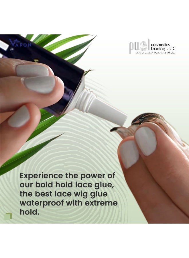 Vapon No Tape Liquid Adhesive 1.0oz – Professional Strength Hair System Glue for Wigs, Toupees & Lace Fronts – Long-Lasting Hold, Skin Safe, Easy Removal, Ideal for Daily & Extended Wear - Image 3