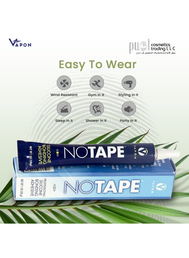 Vapon No Tape Liquid Adhesive 1.0oz – Professional Strength Hair System Glue for Wigs, Toupees & Lace Fronts – Long-Lasting Hold, Skin Safe, Easy Removal, Ideal for Daily & Extended Wear - Image 5