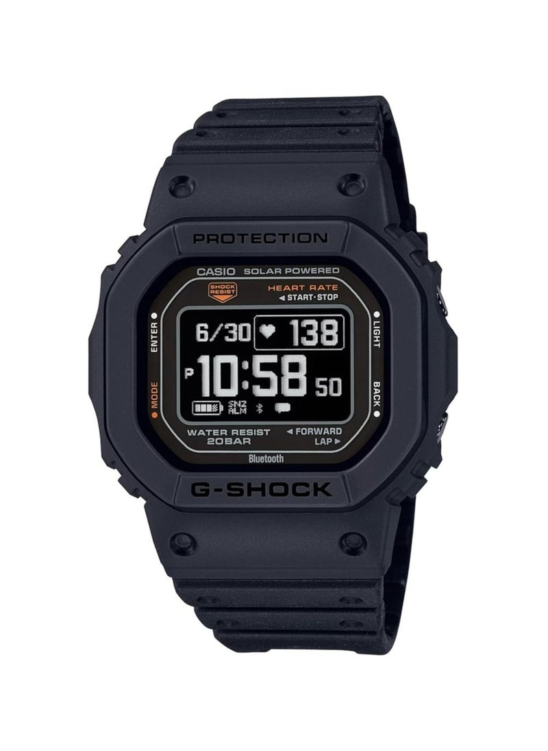 CASIO - Casio Men's G-Shock Move DW-H5600 Series, Multisport (Run, Bike, Swim, Gym Workout), Heart Rate Watch, Quartz Solar Assisted Watch, Black - Image 1