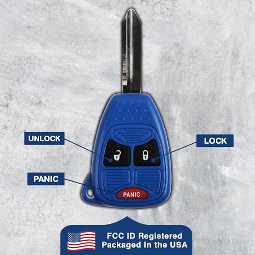 KeylessOption Key Fob Replacement for 2004 2005 2006 2007 2008 2009 2010 2011 2012 2013 2014 2015 2016 2017 Chrysler 300 Dodge Charger Jeep Cherokee Remote, 3-Button OHT692427AA, Self Programming - Image 5