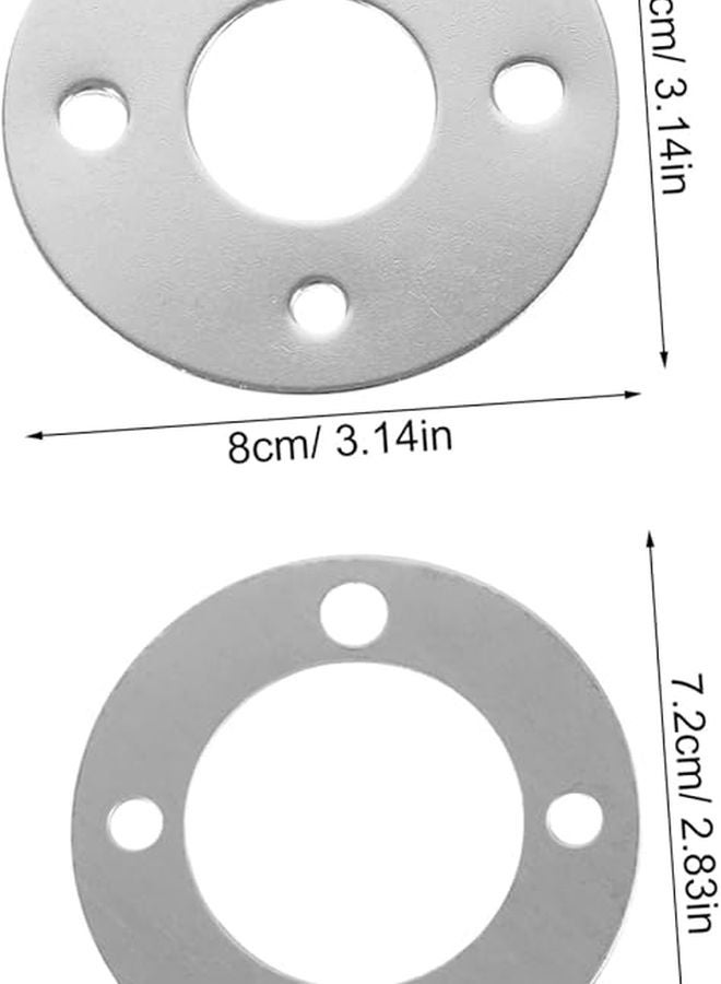 2Pcs Stainless Steel Pitcher Pump Cup Pad Wear Resistant Easy Install Hand Water Pump - Image 3