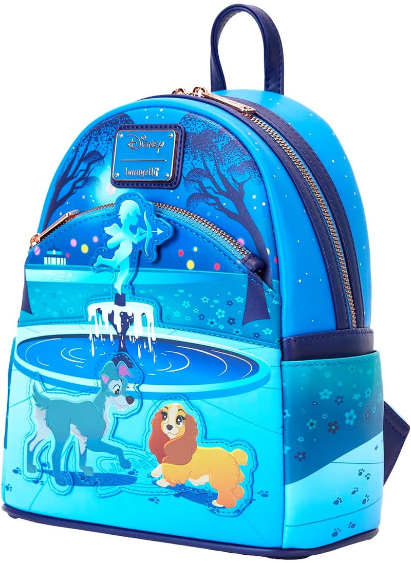 Loungefly Loungefly Disney Lady and The Tramp 70th Anniversary Mini Backpack  - Image 2