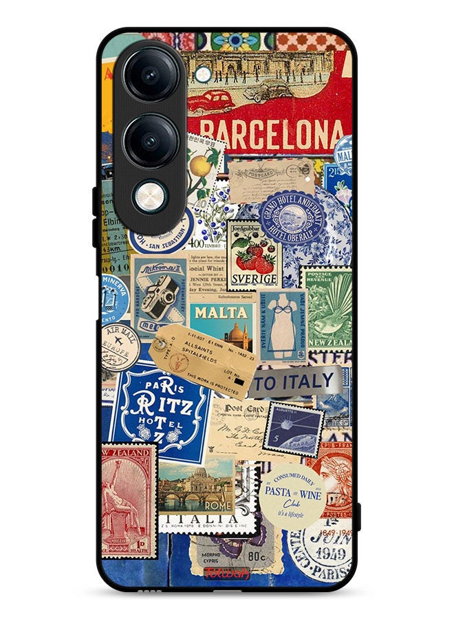 Tolwak vivo Y04 Protective Case Cover Stickers Of Different Cities - Image 1