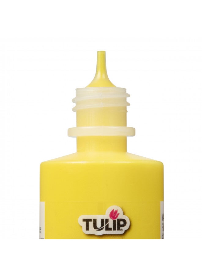 TULIP 41408 Dimensional Fabric Paint 4oz Slick Yellow - Image 4