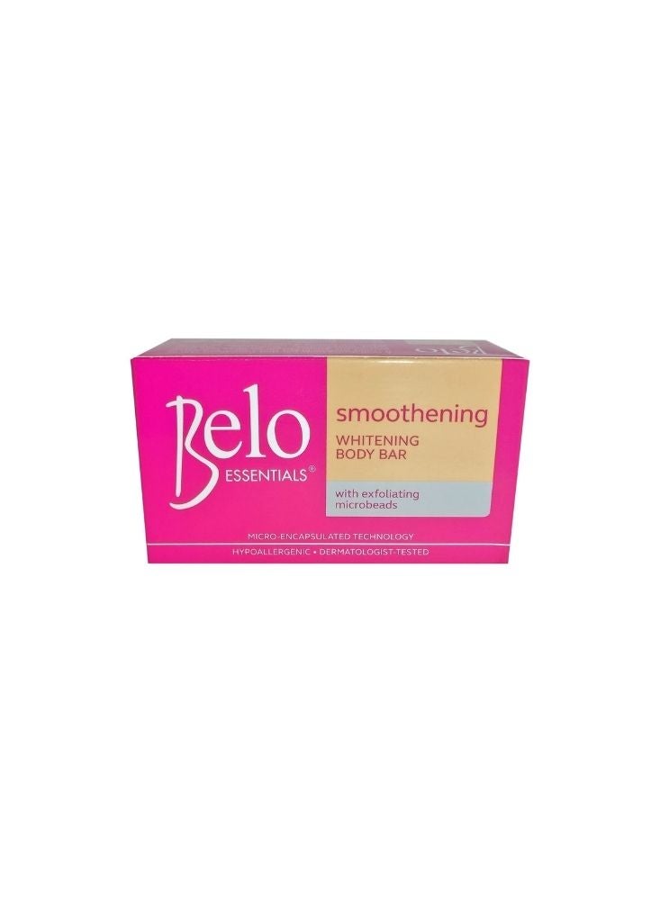 Belo Essentials Smoothening Whitening Body Bar – Exfoliating Microbeads Formula 135g - Image 1