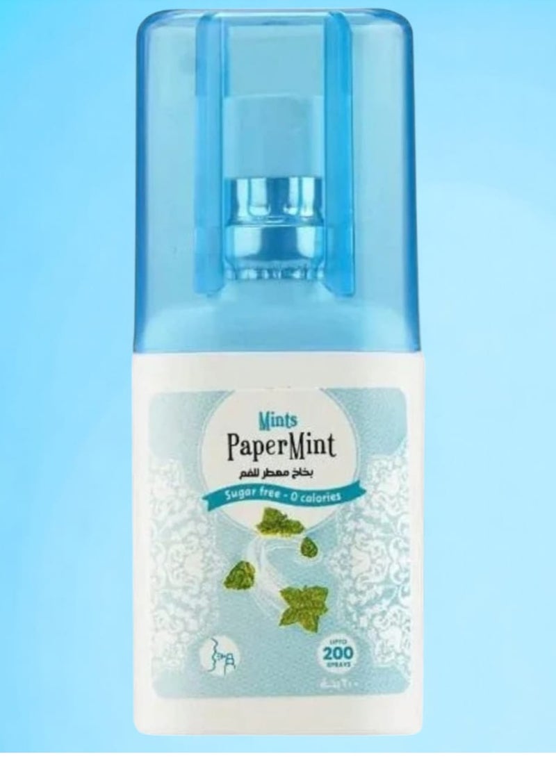 Papermint Mouth freshener spray with mint flavor, 200 sprays