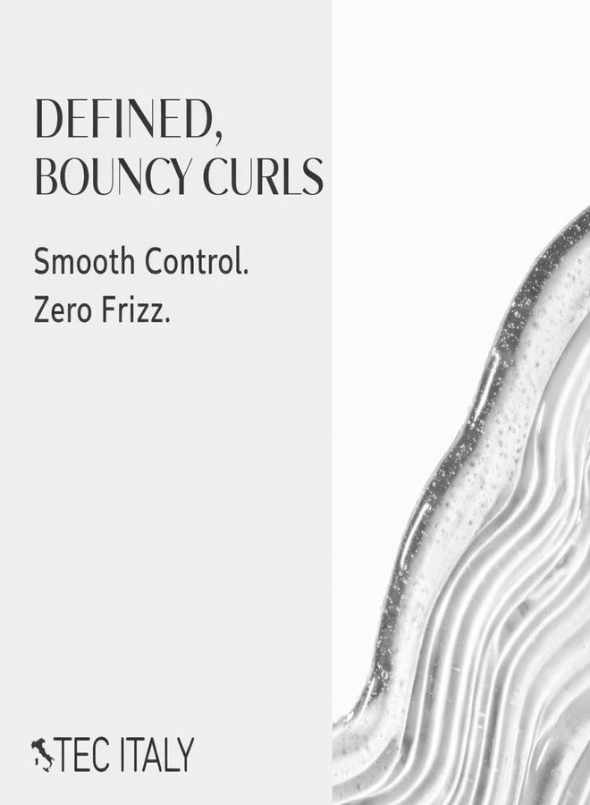 Tec Italy Curls Curl Defining Leave-In Cream for Curly Wavy Hair Moisturizing Frizz Control Soft Hold Styling Defines Curls Adds Shine Smoothness Lightweight Daily Use 10.14 fl oz Size Care - Image 3