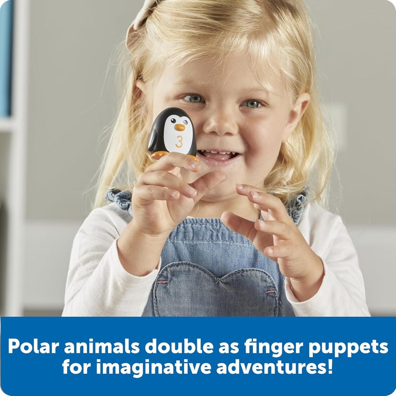 Learning Resources Sort & Seek Polar Animals, Toddler Activities, Educational Toys, Educational Toy Set Color, Teaching Toys, 15 Pieces, Age 18 Months+ - Image 3