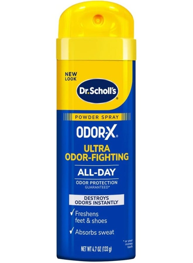 Dr. Scholl's OdorX Ultra Odor Fighting Foot Spray Powder 4.7oz - Image 1