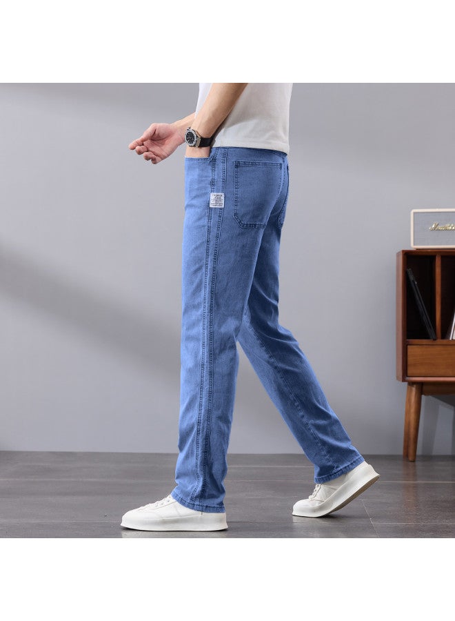 Tucano men's Comfortable Cotton Stretch Jeans - Stylish Straight Leg Denim Pants - Image 4