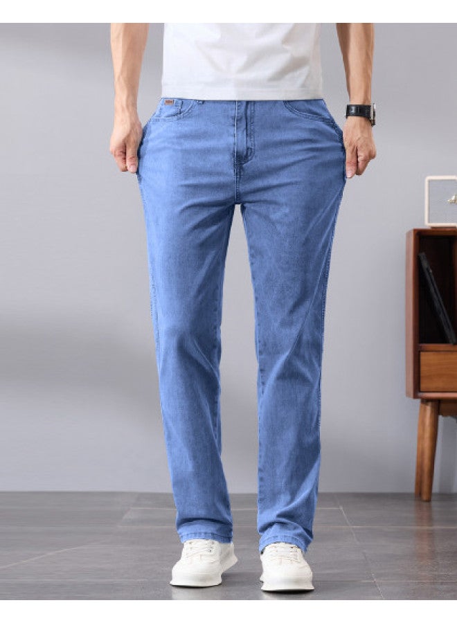 Tucano men's Comfortable Cotton Stretch Jeans - Stylish Straight Leg Denim Pants - Image 1