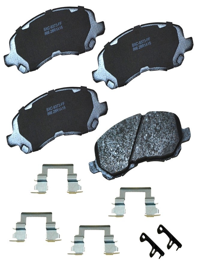 Bendix Premium SBC866 Ceramic Front Brake Pads for Select Models Chrysler 200,Cirrus,Sebring,Dodge Avenger,Caliber,Stratus,Jeep Compass,Patriot,Mitsubishi ASX,Eclipse,Galant,Lancer,Outlander - Image 1