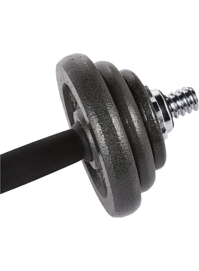 YORK York YKPD20 20 kg Painted Dumbbell Set, Dark Grey - Image 4