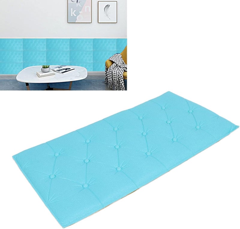 klarako 130pcs Self Adhesive Soft Pack Wall Foam Stickers, 3D Thicken Waterproof Sound Insulation Foamed Soft Package, Removable Wall Panels Decoration For Living Room Bedroom Background Wall(#1) - Image 1