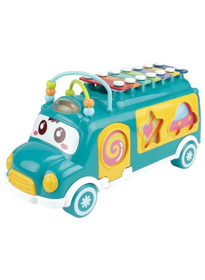 هوانجر Melody Express Interactive Music Bus – Educational Learning Toy for Toddlers - Image 2