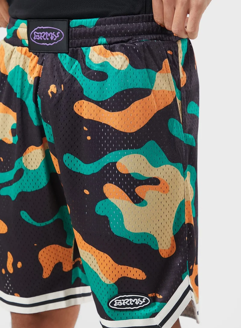Grimey Ufollow Basket Shorts